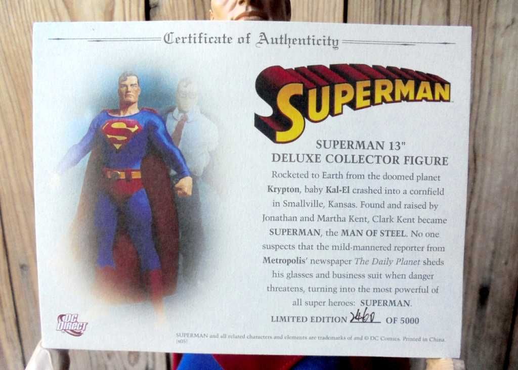 Superman Clark Kent Dc Direct 13” Deluxe