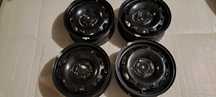 VW 14" 6Q0 NOWE ORG. Felgi stalowe 5J / 5x100 / ET35 / 4 szt