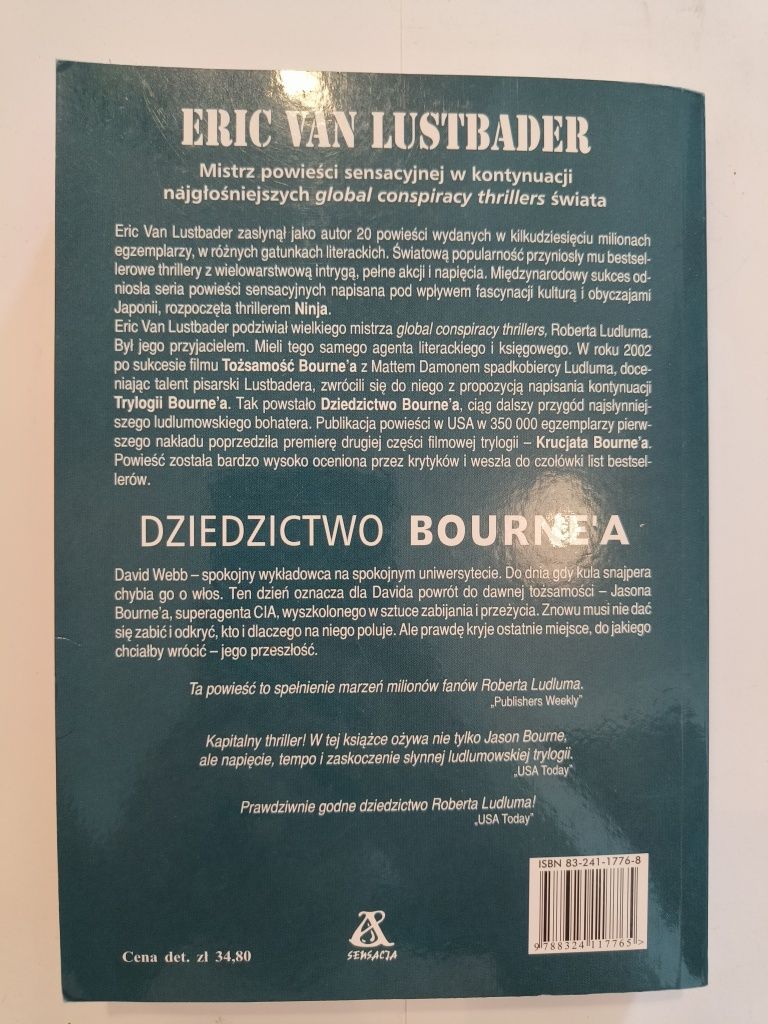 Eric Van Lustbader "Dziedzictwo Bourne'a"