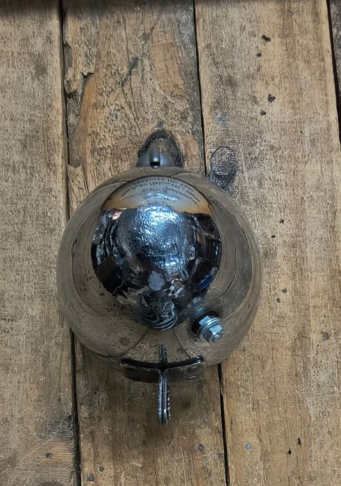 Farol Miller 95mm cromado usado /pasteleira/Raleigh/Philips/Humbe