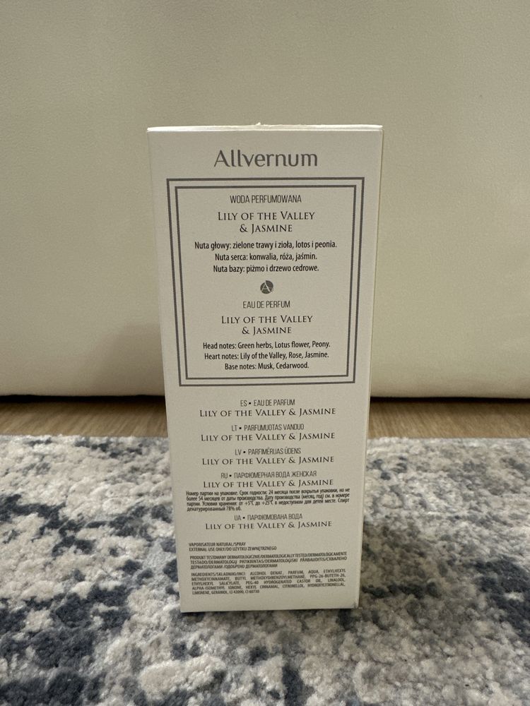 Perfumy Allvernum lily of the valley & jasmine