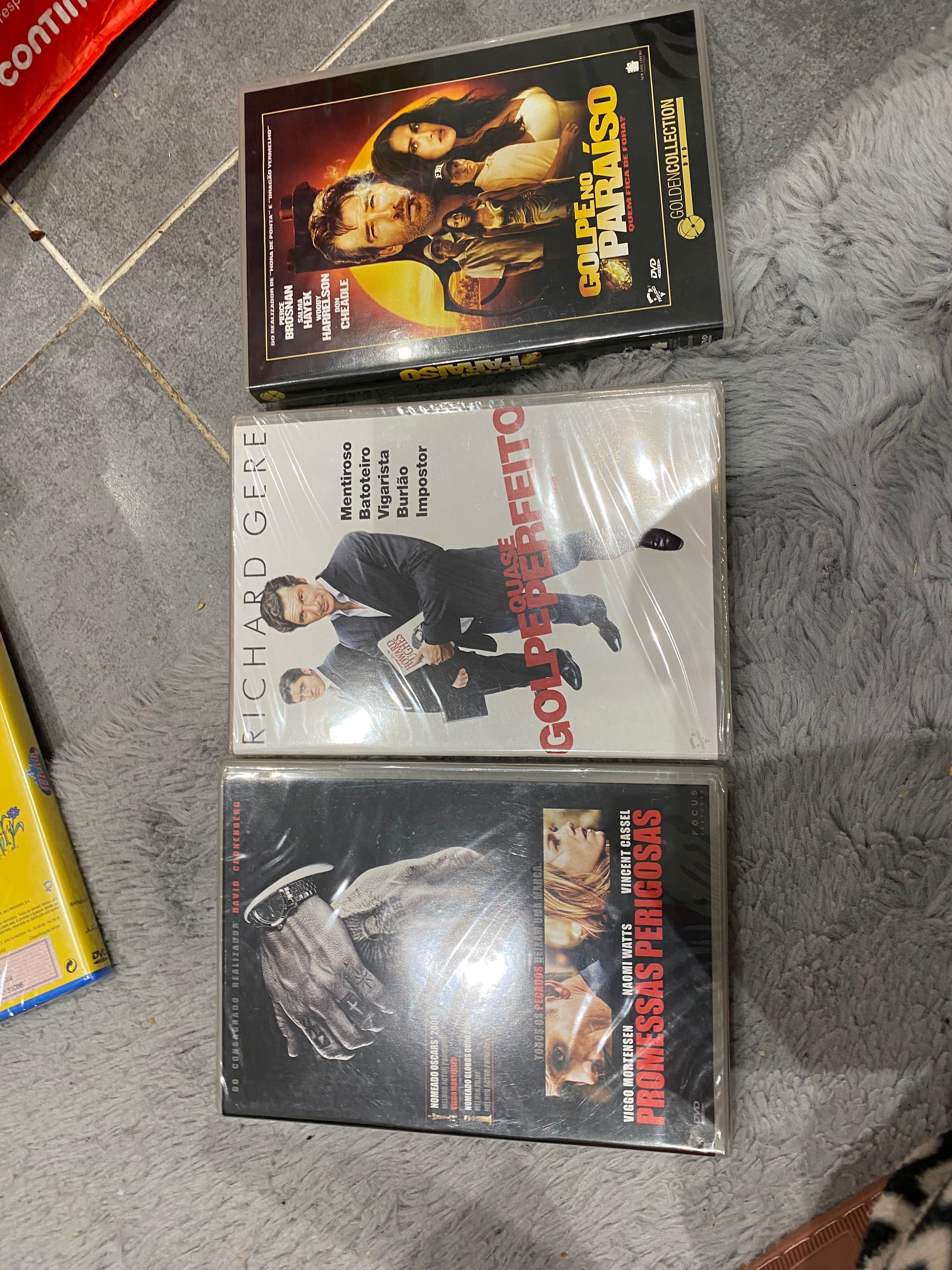 DVDs novos embalados