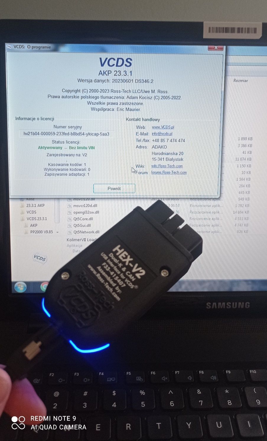 VCDS HEX V2 ARM obsługa 1996/2024 , instalacja zdalna lub na miejscu