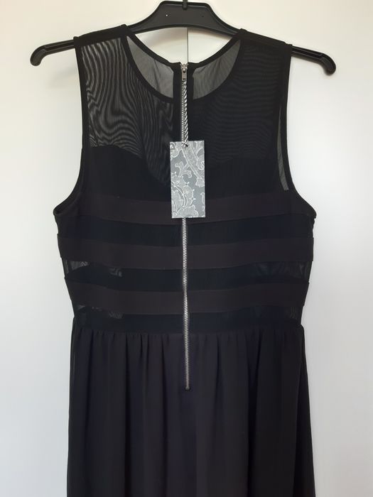 Vestido preto comprido