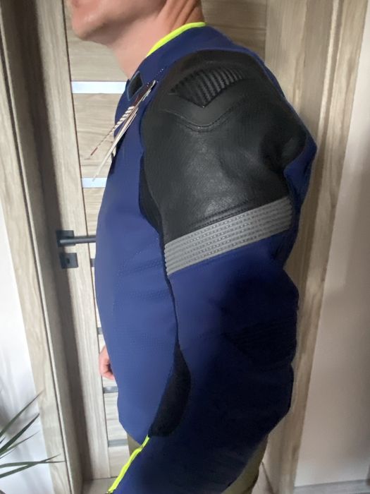 Kurtka kombinowana motycyklowa skórzana Rekurv