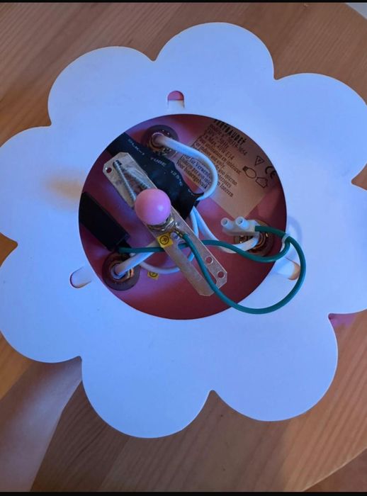 Candeeiro de teto - quarto de menina