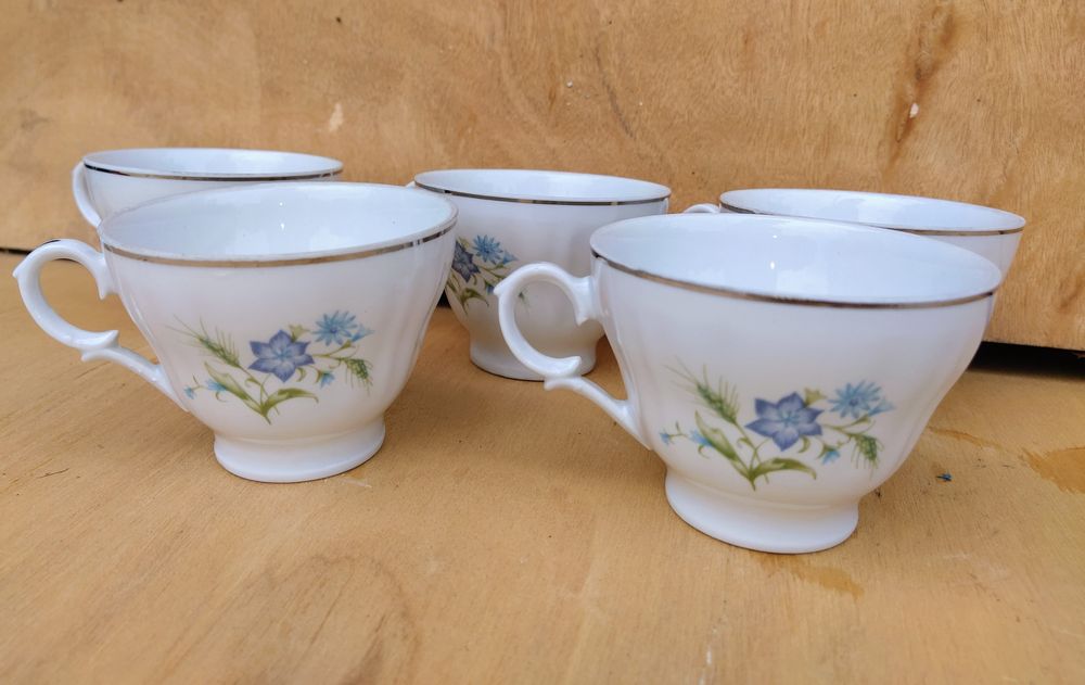 Filiżanki Ćmielów porcelanowa