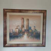 Quadro com a skyline de Nova Iorque