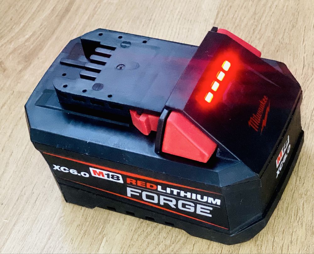Акумулятор Milwaukee FORGE 18v/20v M18 Tabless 6Ah (6000mah)