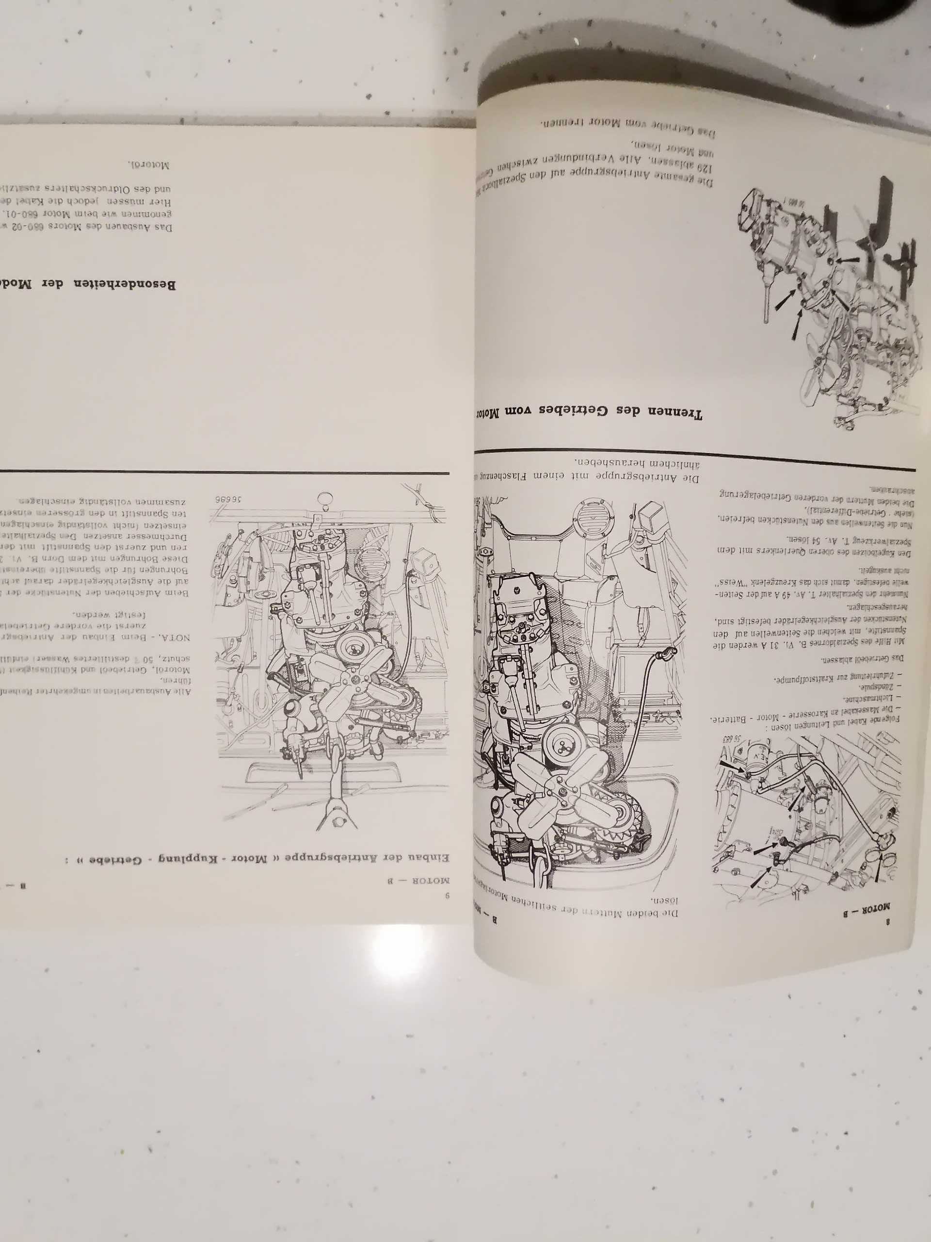 RENAULT R. 1120, R. 1121, R. 1122, R. 2102 - instrukcja napr serwisowa