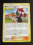 Carta Pokémon Misty & Lorelei 199/236 Cosmic Eclipse