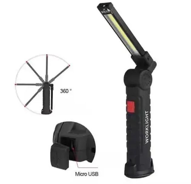 Аккумуляторный фонарь лампа светильник WORKLIGHT W-52 складной (от USB