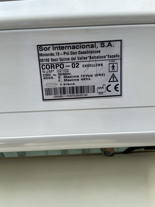 Máquina de eletroestimulação