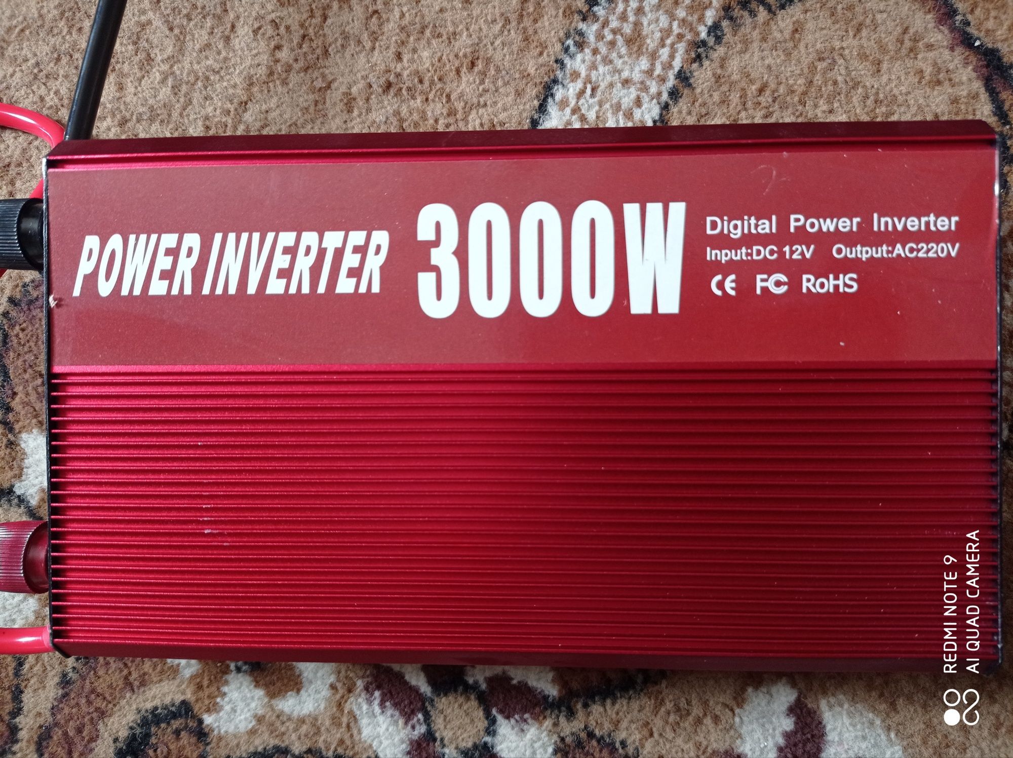 Інвертор 3000 W Power Перетворювач 12 в 220