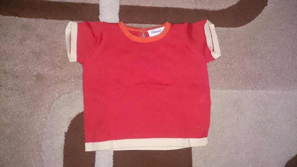 Dzianina kpl sweterek spodnie bluzka Bonnie Baby 6-12 m-cy 68-80cm