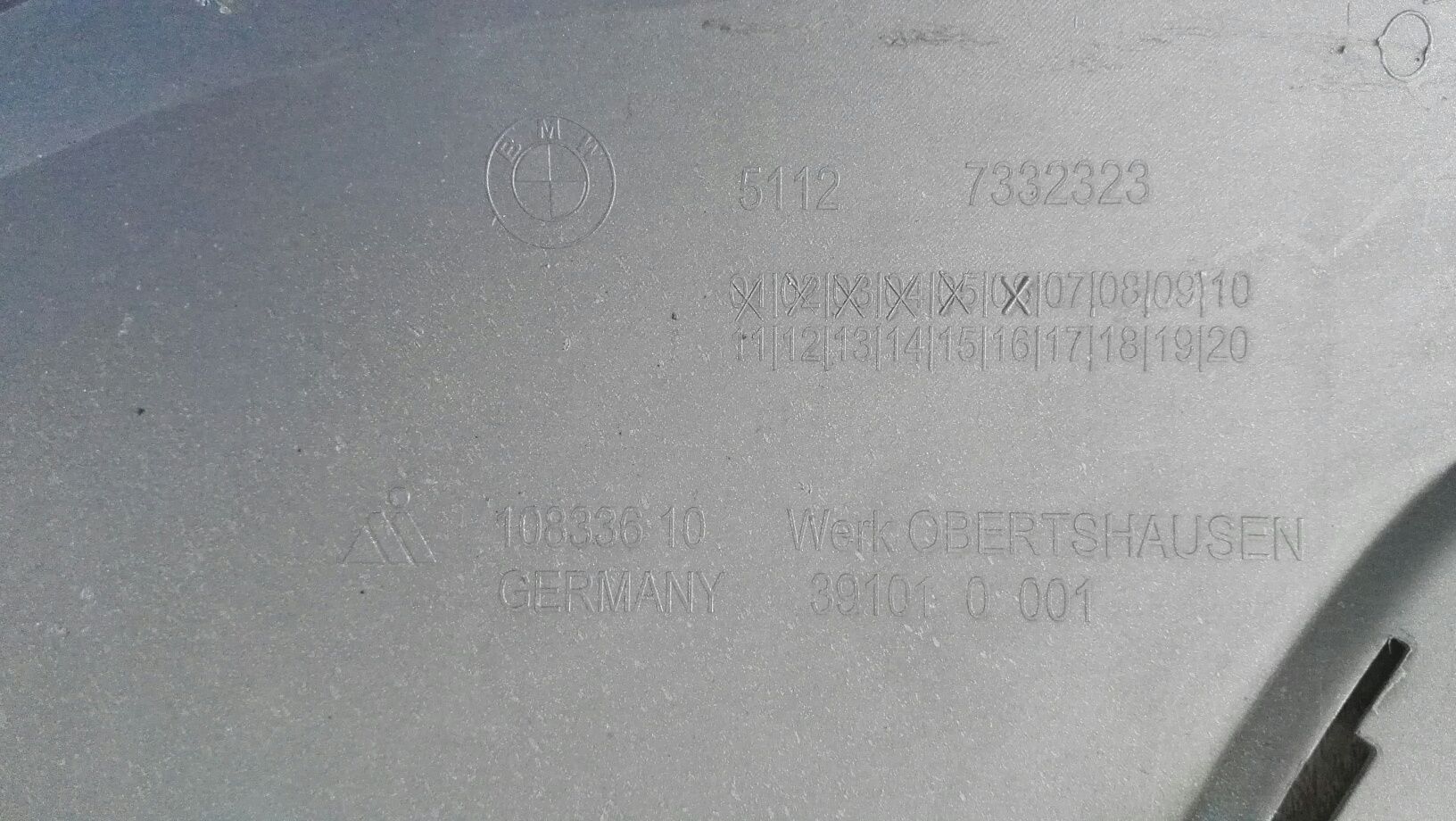 Parachoques Traseiro e Difusor Originais BMW X1 F48