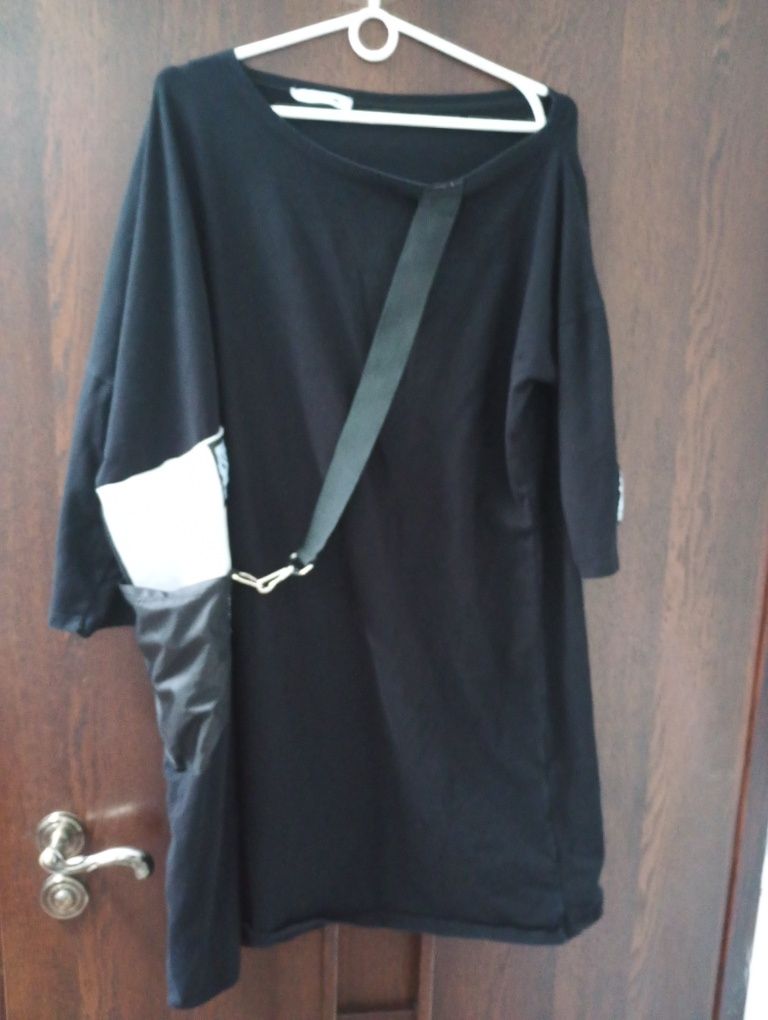 Czarna tunika XXL by love me za 20 zł