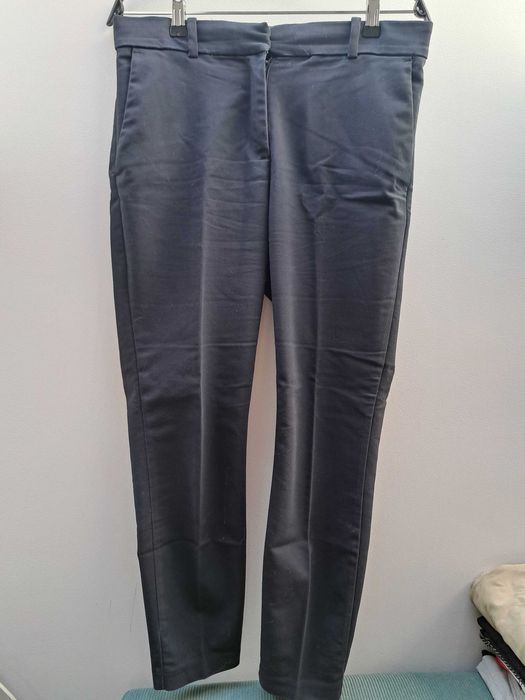 Eleganckie czarne spodnie damskie H&M • rozm. 42 (L)