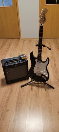 Gitara elektryczna piec Fender komplet