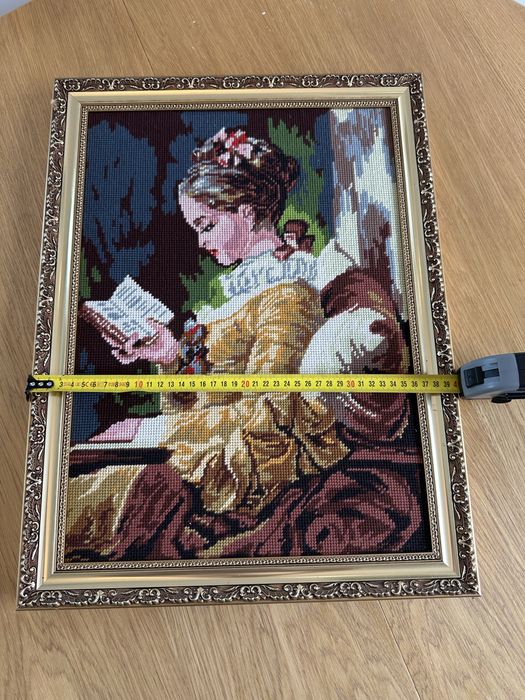 Obraz haftowany duży