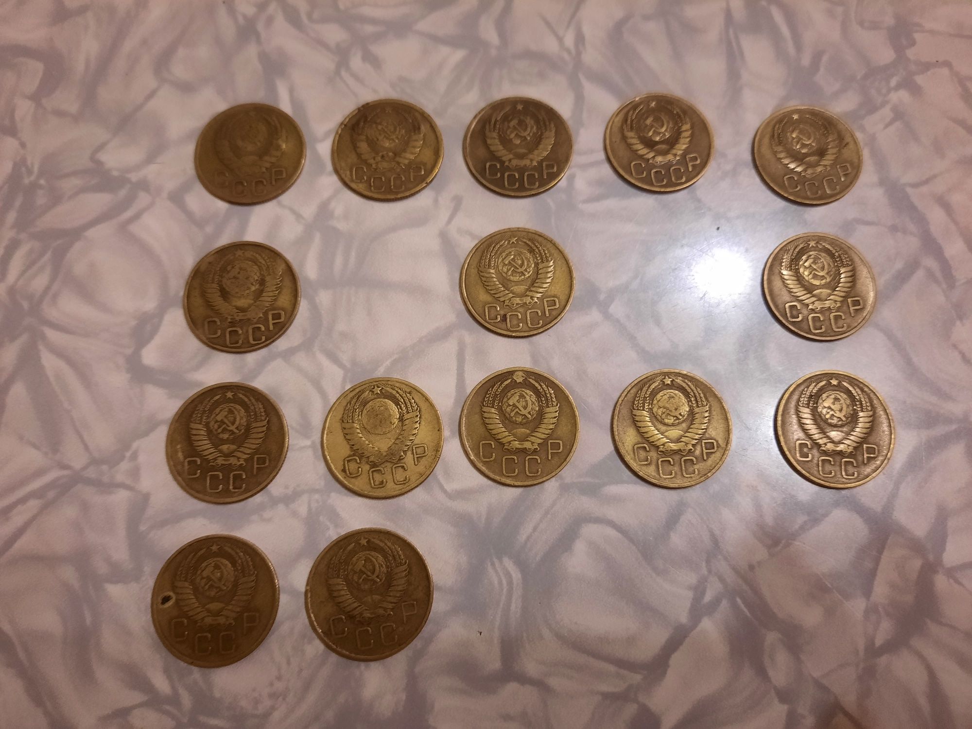 Монета ссср срср 3 копейки копійки 1946 1948 1949 1954 1957 года року