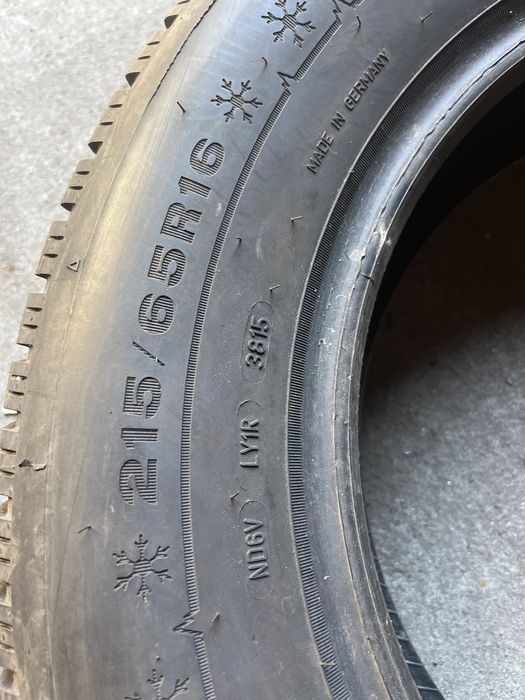 2x 215/65/16 Dunlop Winter Sport 5 JAK NOWE 8,5mm zimowe 2szt