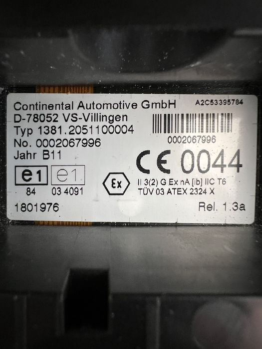 Тахограф цыфровой VDO1381. SE 5000. 12/24  v