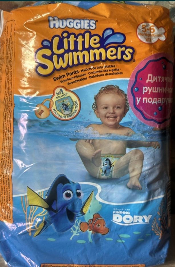 Huggies swimmers, підгузки для плавання