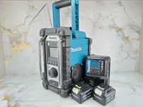 Radio budowlane Makita DMR107 + 2x aku 10,8v 4.0ah + Ładowarka DC10SA