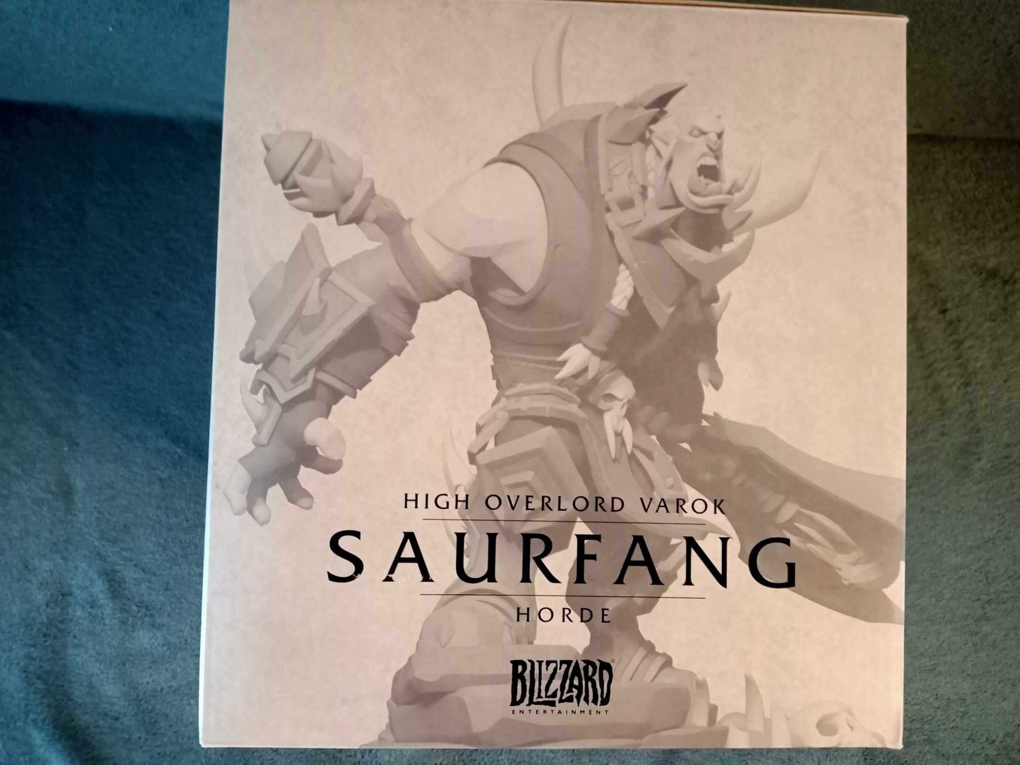 WOW World of Warcraft Legend SAURFANG Statue Figure 20cm 7.9" Blizzard