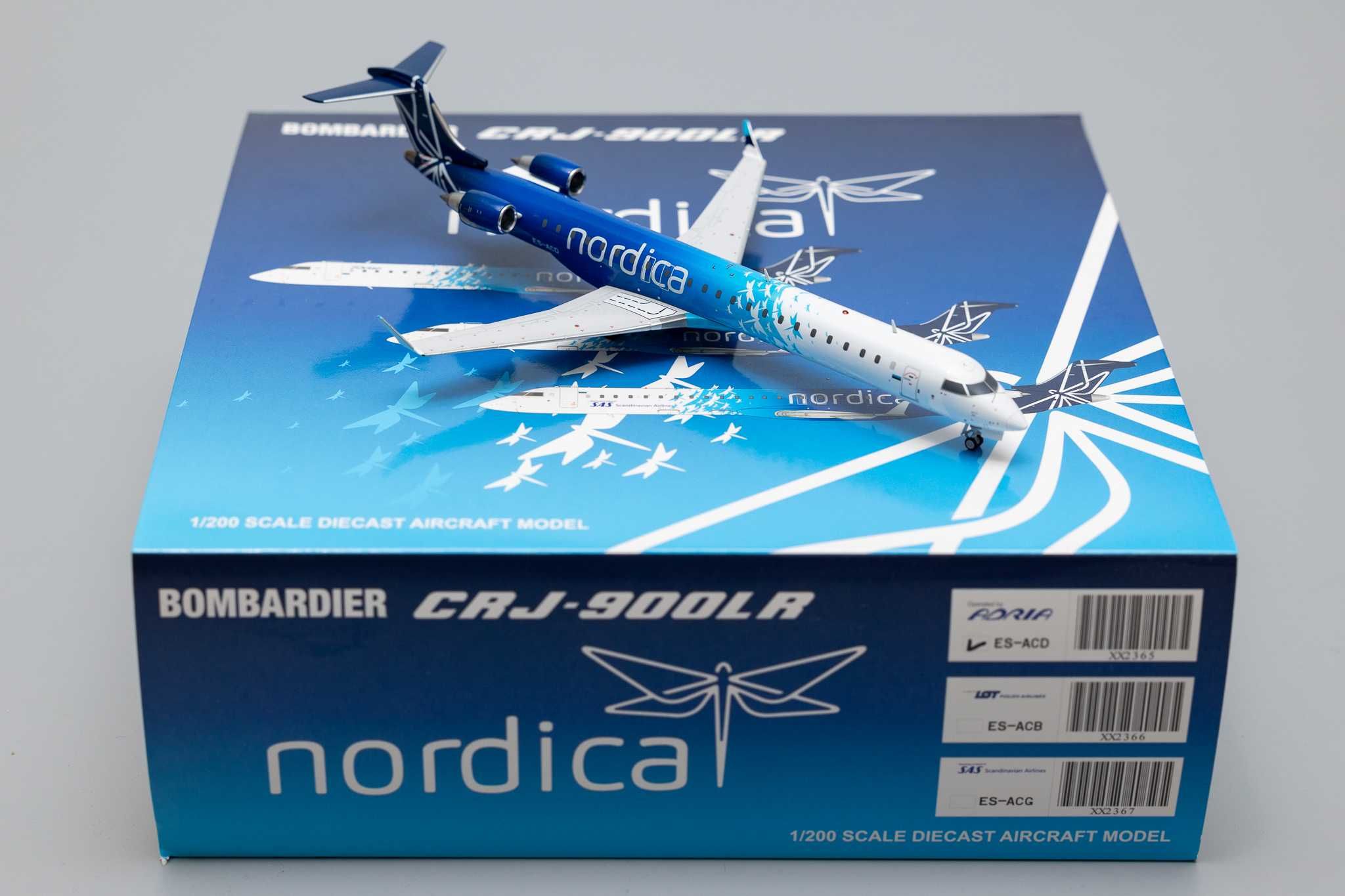 NOWY Samolot Bombardier CRJ-900LR Adria 1/200 metalowy JC Wings XX2365