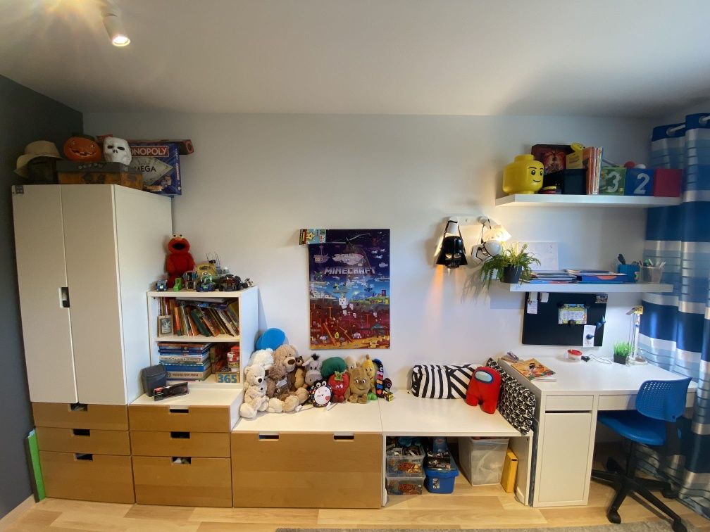 Meble dziecięce , młodzieżowe + biurko  Ikea STUVA