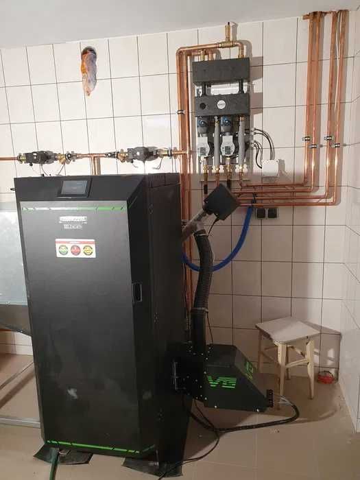 Kostrzewa, Stalmark, Sas, montaż kotłów na drewno, pellet, instalacje