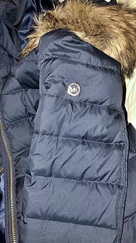 Michael Kors zimowa kurtka puchowa,granat, rozm.L