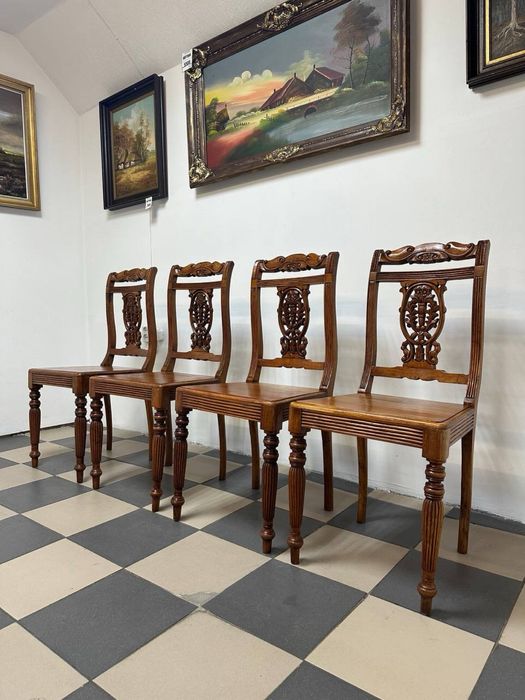 Стільці дубові стулья дерево 2884