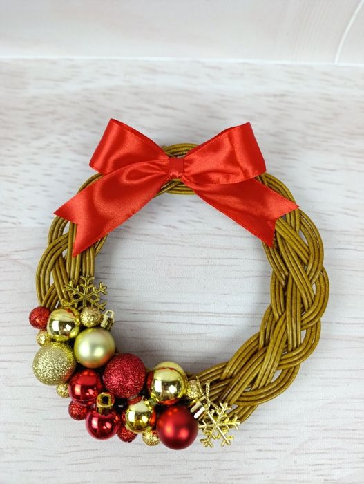 Вінок різдвяний на двері , новорічний декор ,зимовий декор