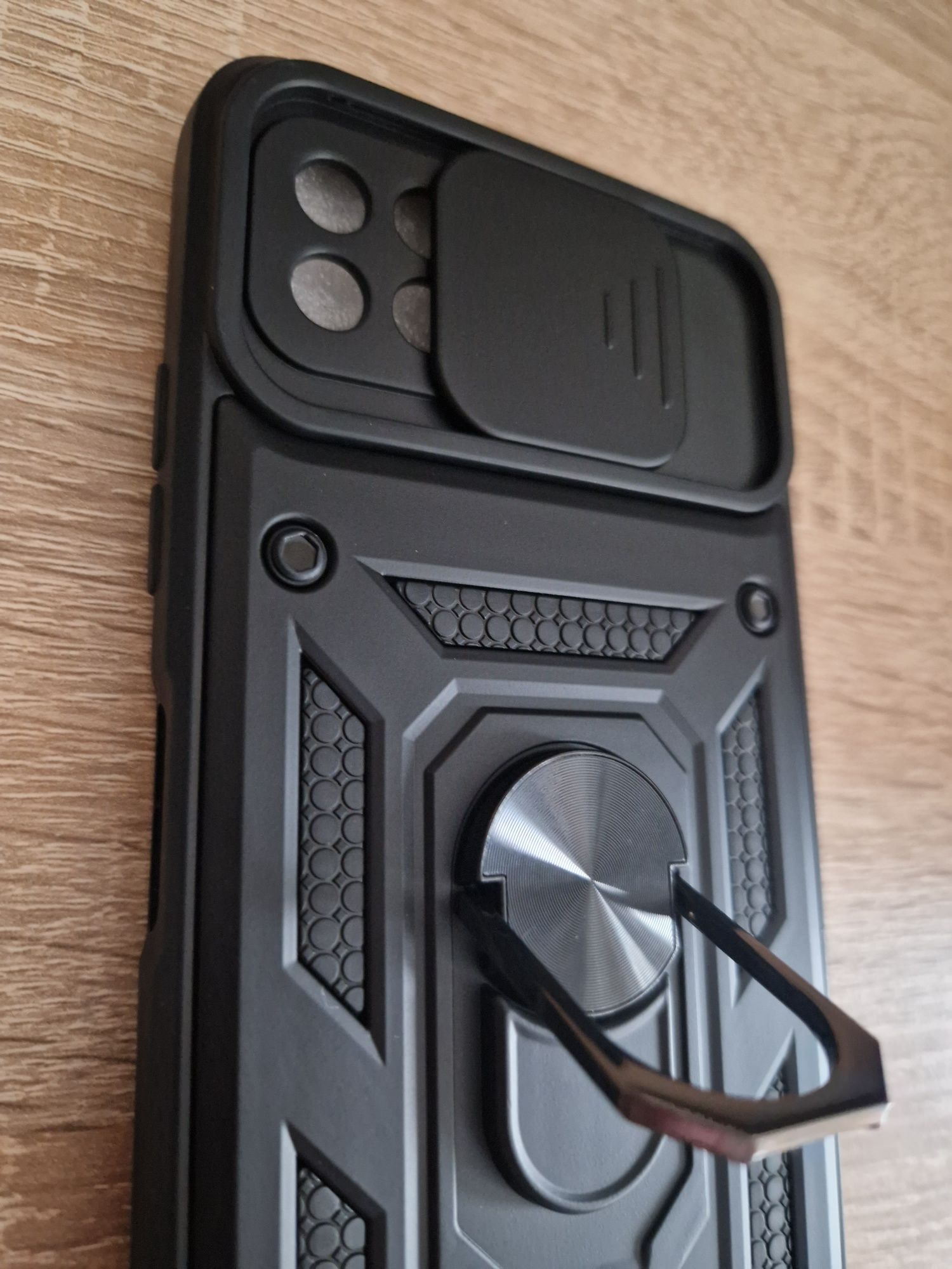 Etui Slide Camera Armor Case do Samsung Galaxy A22 5G Czarny