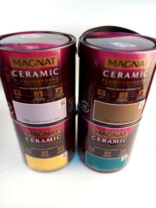 Magnat Ceramic NOWE! Różne kolory, cena 28 zł/litr. Puszka 2,5 litra