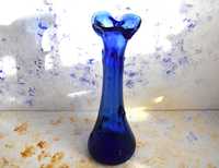 Sękacz wazon Huta Ząbkowice kobaltowy