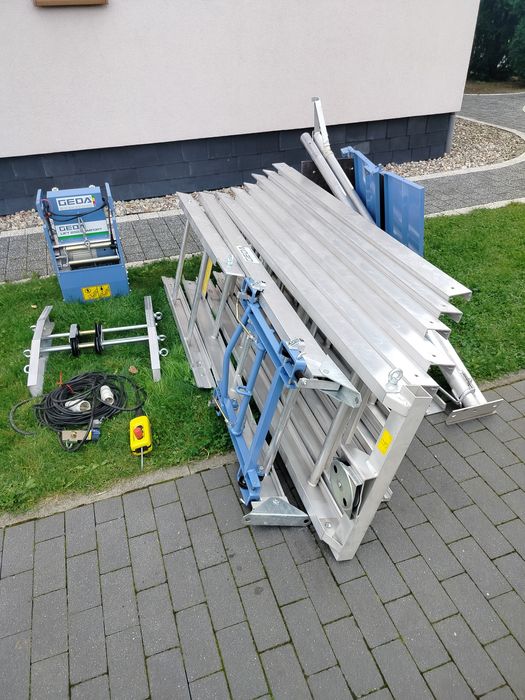 Winda dekarska geda lift drabina dekarska wyciąg dekarski