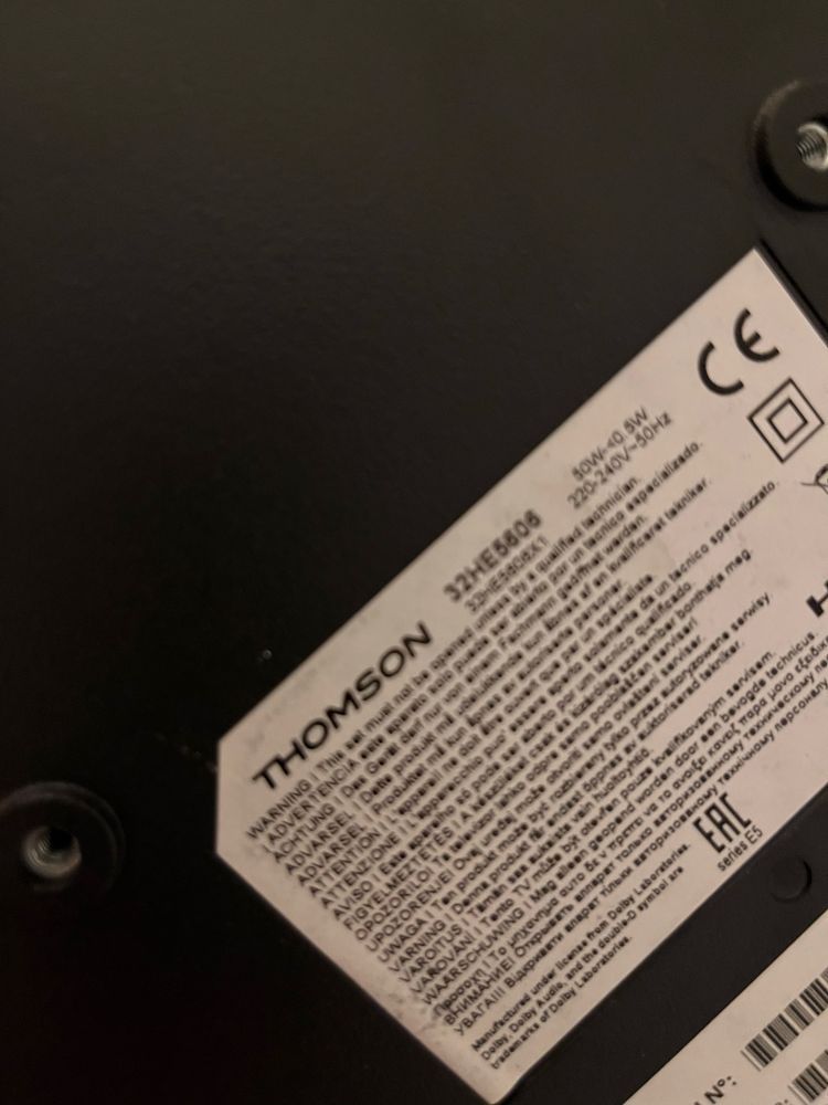 Telewizor thomson 32 lcd smart tv android youtube netflix