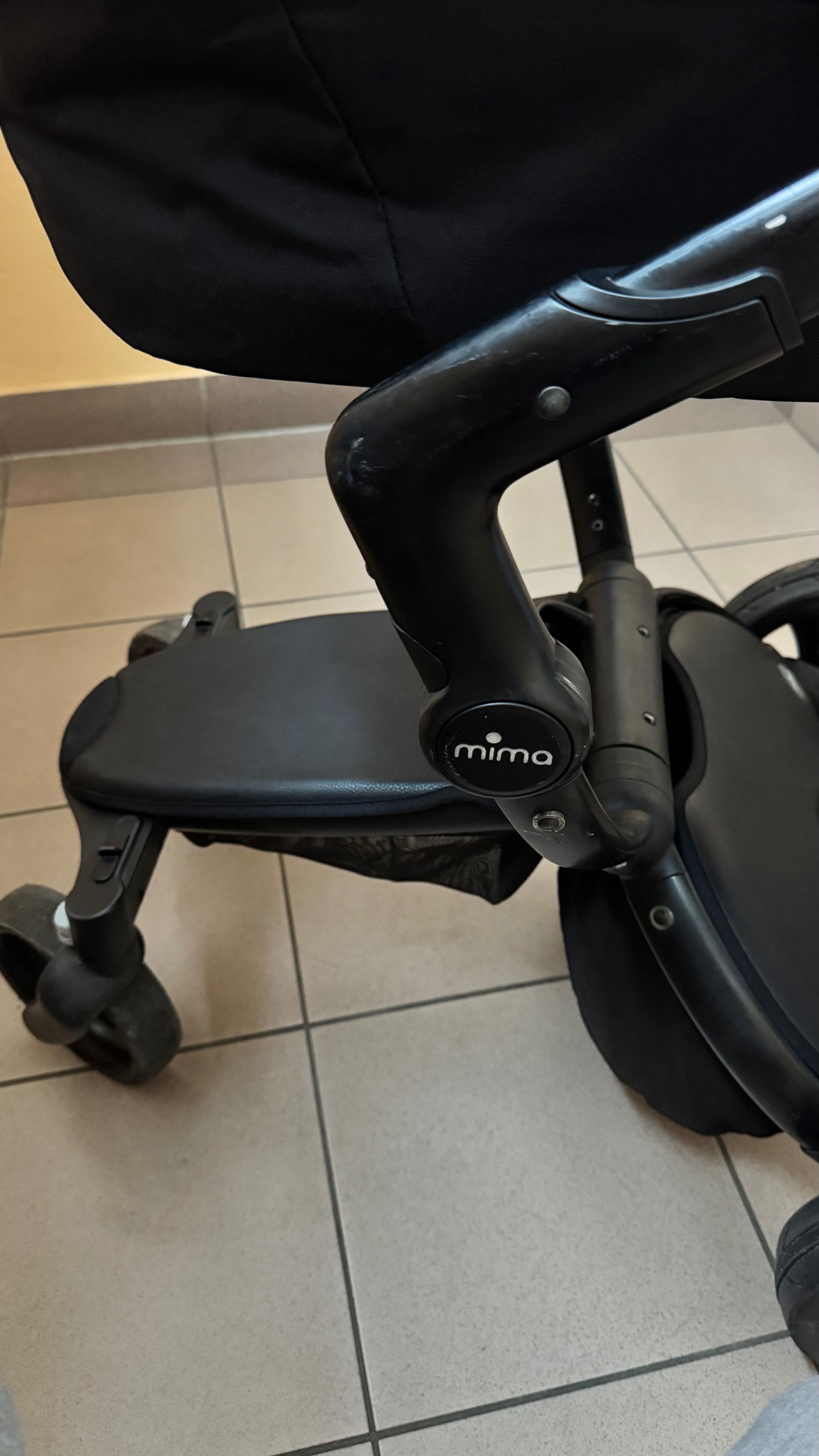 wózek gondola Mima Xari + fotelik samochodowy BeSafe z bazą Isofix