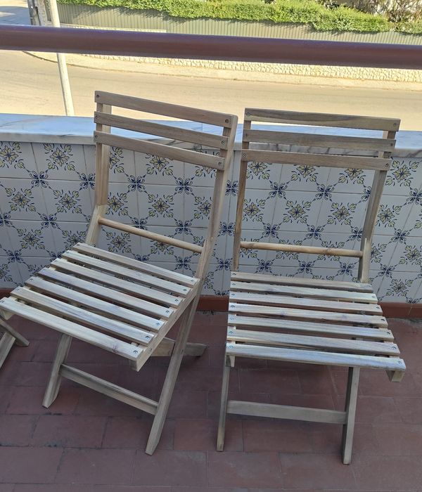 Cadeira dobrável de exterior