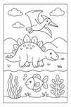 E-book - Kolorowanka na zamówienie - Mała (10 ilustracji)