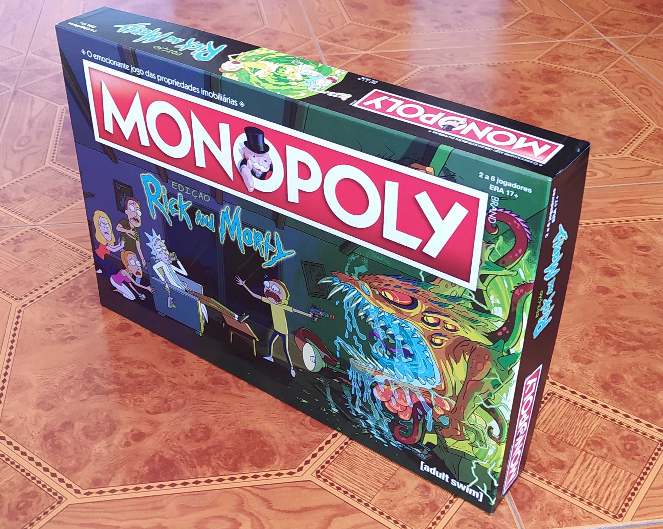 Monopoly - Edição Rick and Morty (como novo)