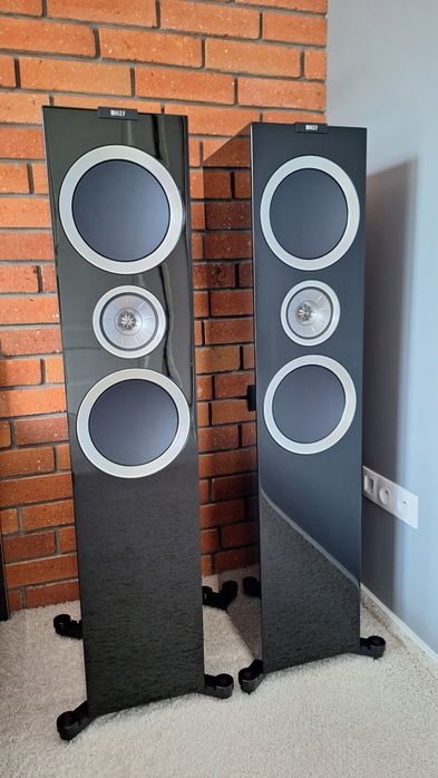 Kolumny Głośnikowe/ Podłogowe Czarne KEF R900 Piano Black