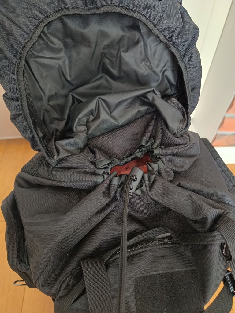 Plecak taktyczny, duży, mocny, czarny 50l, militarny, harcerski