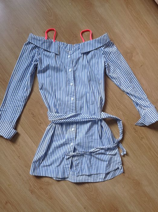 By o La La sukienka koszulowa w paski S