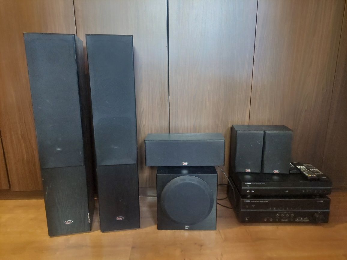 Kino domowe 5.1 Yamaha, prism onyx 100