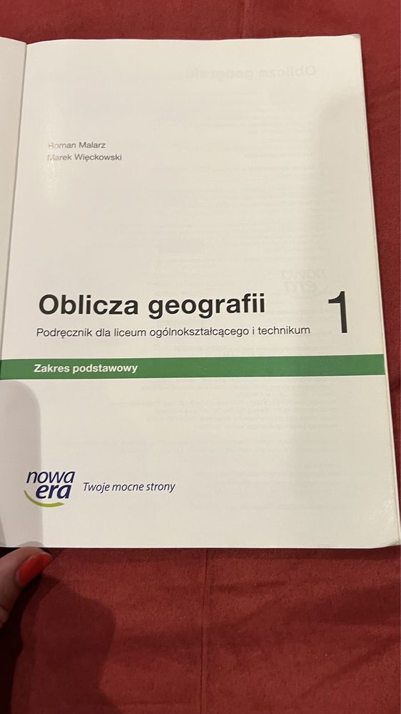 oblicza Geografii podręcznik dla Lo i Technikum klasa 1 2019